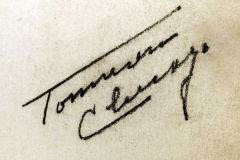 Signature on "Childhood Stories"